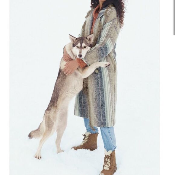 NWTGS WE THE FREE Free People Desert Fringe Coat  / Dreamweaver - Picture 3 of 10